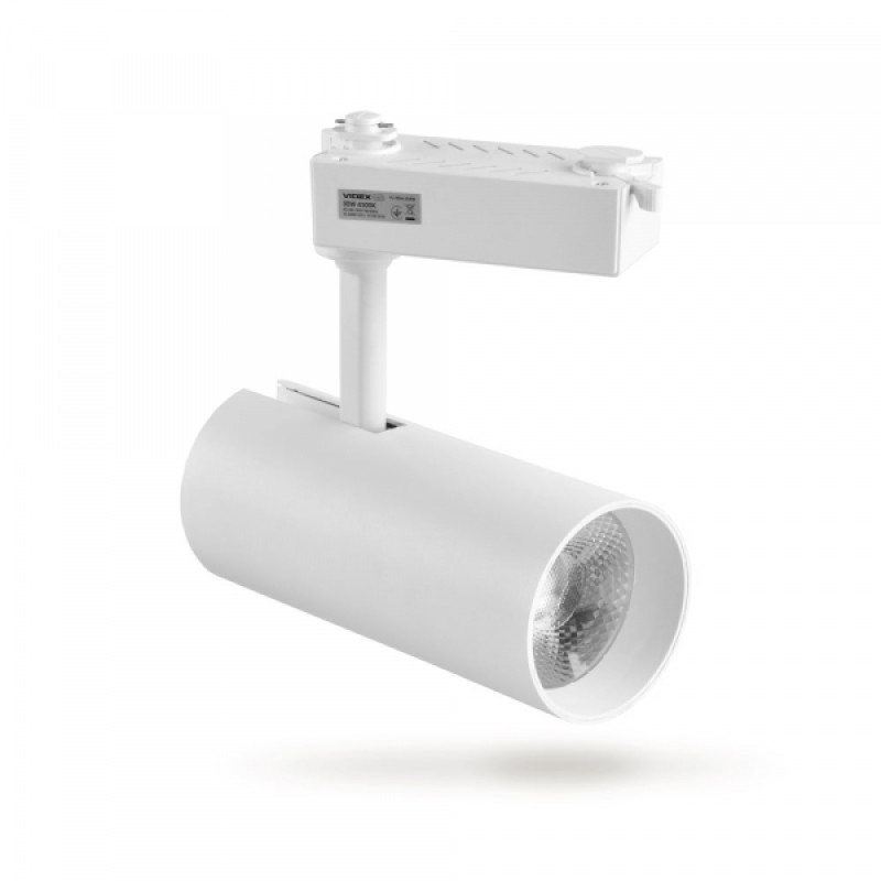 LED світильник трековий VIDEX 30W 4100K білий