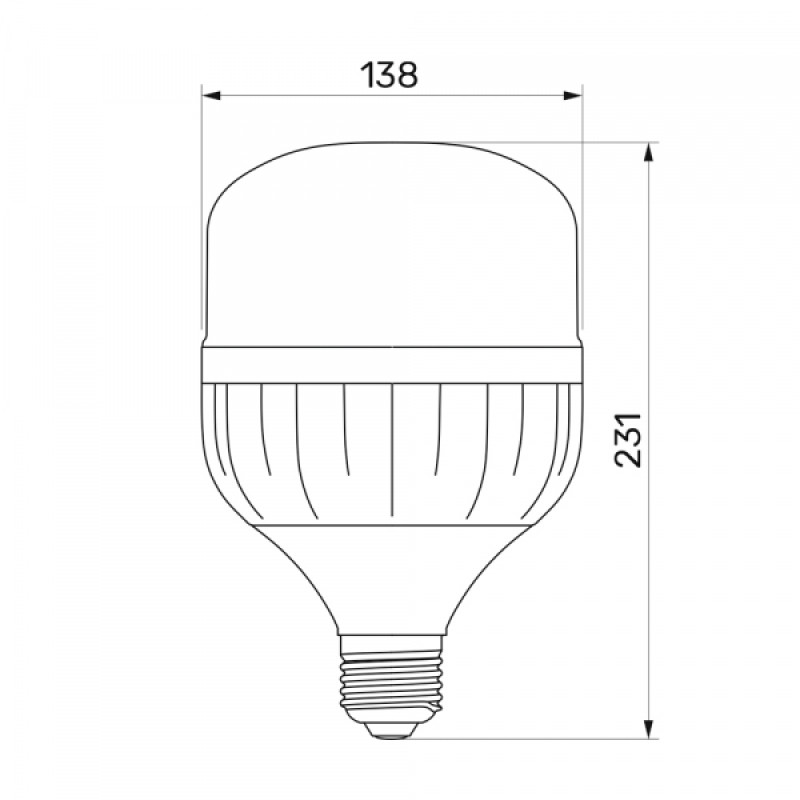LED лампа TITANUM A138 50W E27 6500К