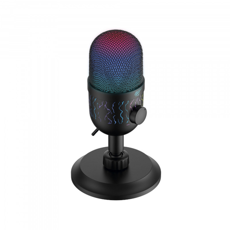 Мікрофон для комп'ютера ігровий HAVIT HV-GK52 USB RGB