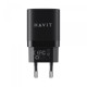 Зарядний пристрій HAVIT HV-UC30 GaN 30W USB+USB-C Black