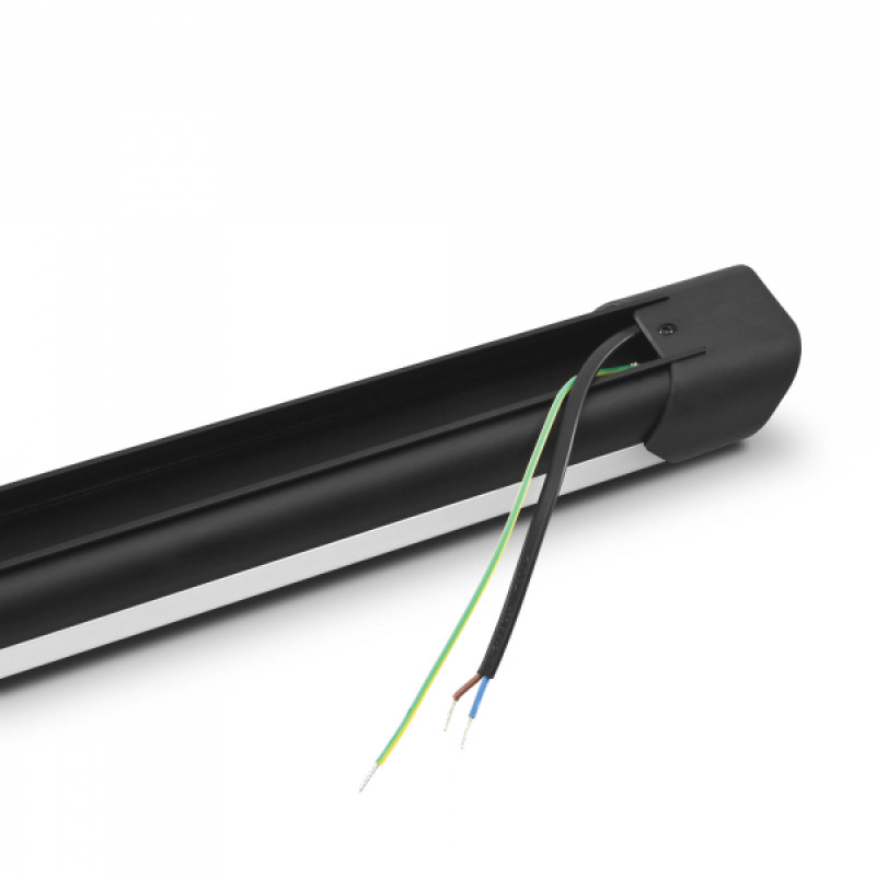 LED світильник лінійний VIDEX 72W 1.2М 5000K 220V чорний