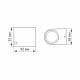 LED Світильник архітектурний AR021В IP54 VIDEX  GU10