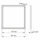LED панель ART VIDEX 40W 5000K