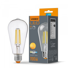 LED лампа VIDEX Filament ST64FD 6W E27 4100K  дімерна