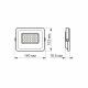 LED прожектор VIDEX F2e 20W 5000K