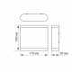 LED Світильник архітектурний AR06 IP54 VIDEX  6W 2700K білий