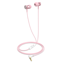Вакуумні навушники з мікрофоном HAVIT HV-E303P Pink