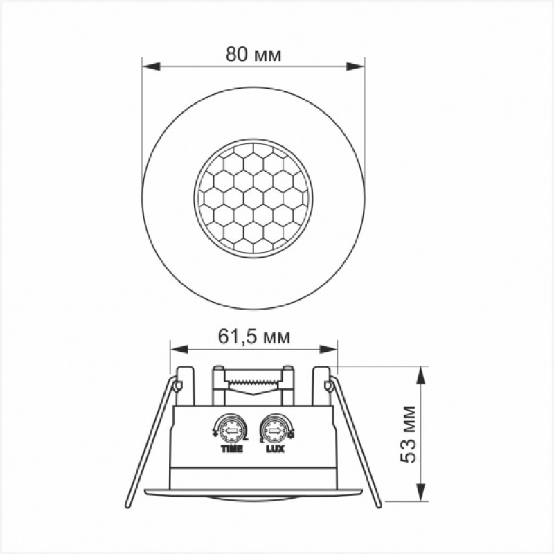 Датчик руху та освітленості VIDEX VL-SPR17W 220V 1200W інфрачервоний