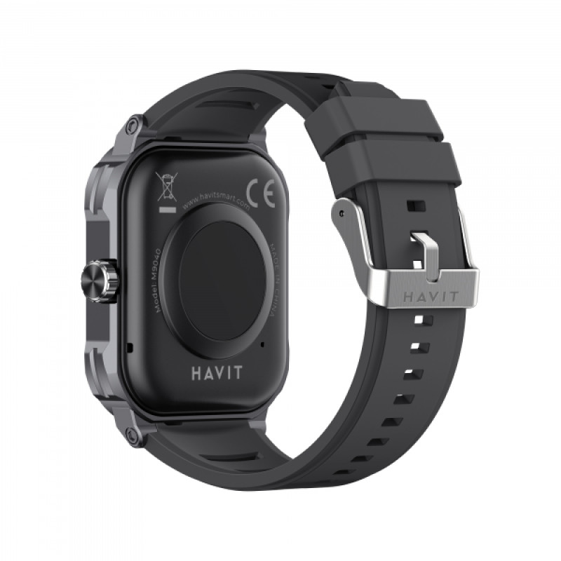 Смарт годинник HAVIT HV-M9040S IP67 Bluetooth Call Black