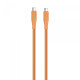 Кабель USB-C to USB-C HAVIT HV-CB6254 PD60W 3A 1м з LED індикатором Orange