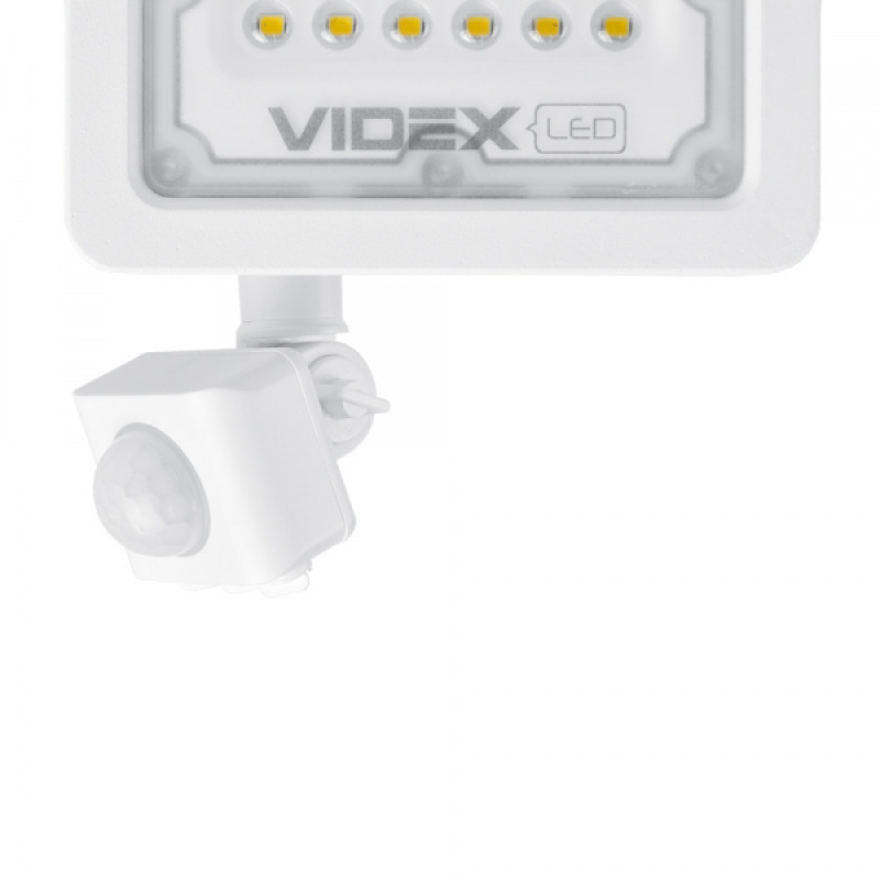 LED прожектор VIDEX F2e 20W 5000K з датчиком руху та освітленості