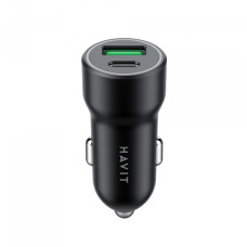 Автомобільний зарядний пристрій HAVIT HV-CC613 20W USB+USB-C