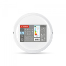 LED світильник вологозахищений круглий TITANUM 12W 6500K TL-BHR-126