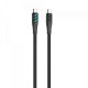 Кабель USB-C to USB-C HAVIT HV-CB6254 PD60W 3A 1м з LED індикатором Black