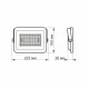 LED прожектор VIDEX F2e 50W 5000K