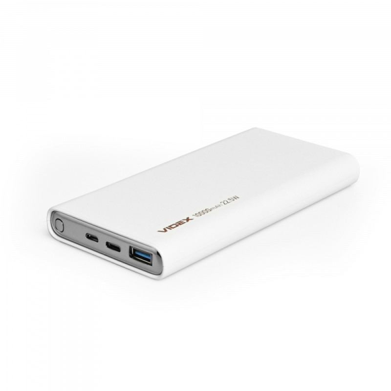 Павербанк 10000mAh VIDEX VPB-310 22.5W White