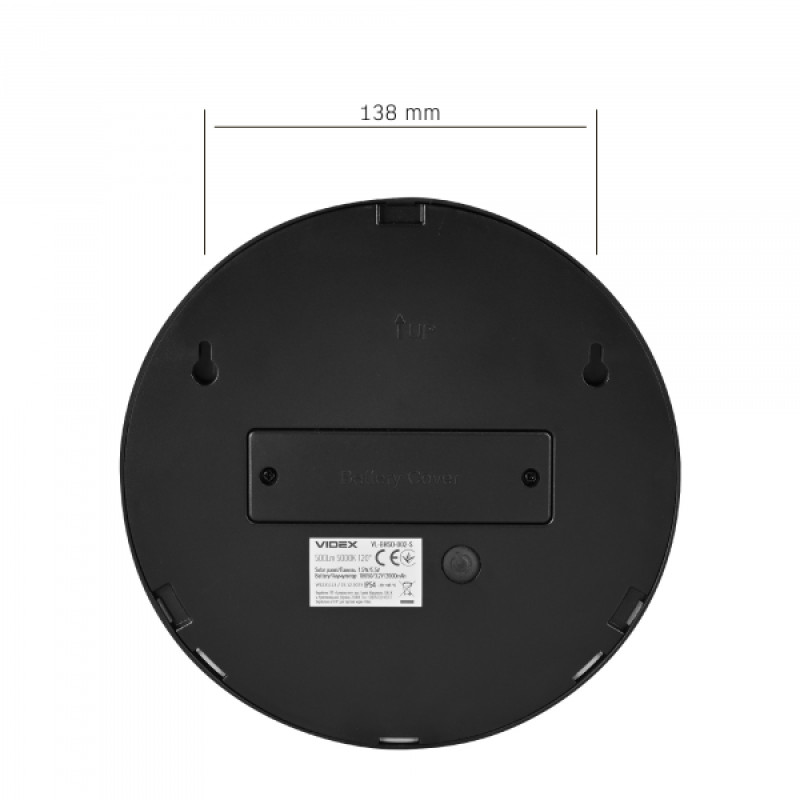 LED світильник автономний настінний IP54 VIDEX VL-BHSO-002-S 500Lm 5000K