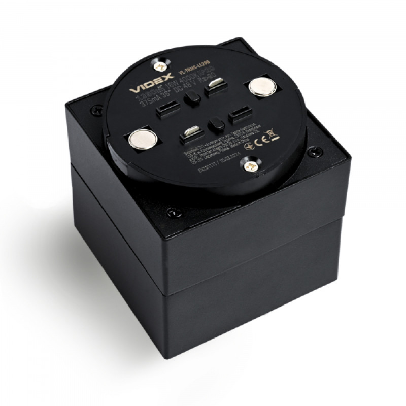 Світильник МАГНІТНИЙ трековий VIDEX LE29B 16W 4000K 48V Black