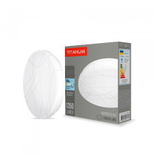 LED світильник настінно-стельовий TITANUM 18W 5000K Криві лінії
