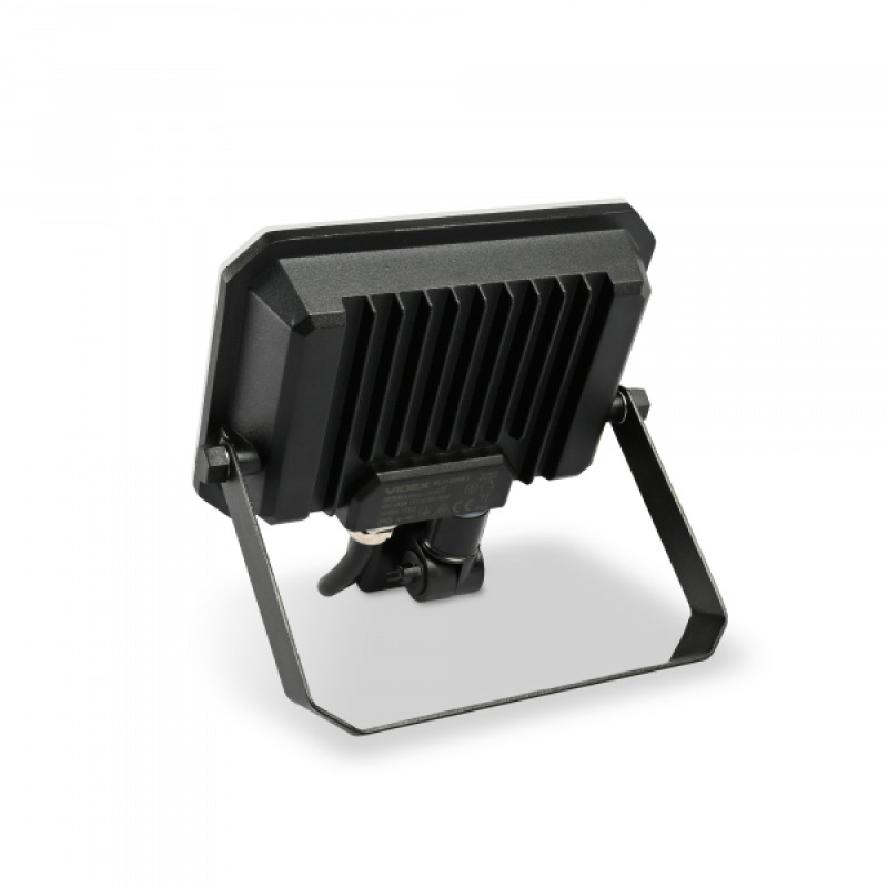 LED прожектор VIDEX F3 30W 5000K з датчиком руху 220V Black (VLE-F3-0305B-S)