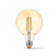 LED лампа VIDEX Filament G95FAD 7W E27 2200K дімерна бронза