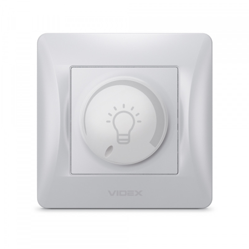 Димер LED 200Вт срібний шовк VIDEX BINERA