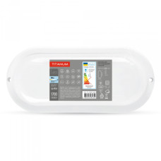 LED світильник вологозахищений овальний TITANUM 20W 6500K TL-BHO-206