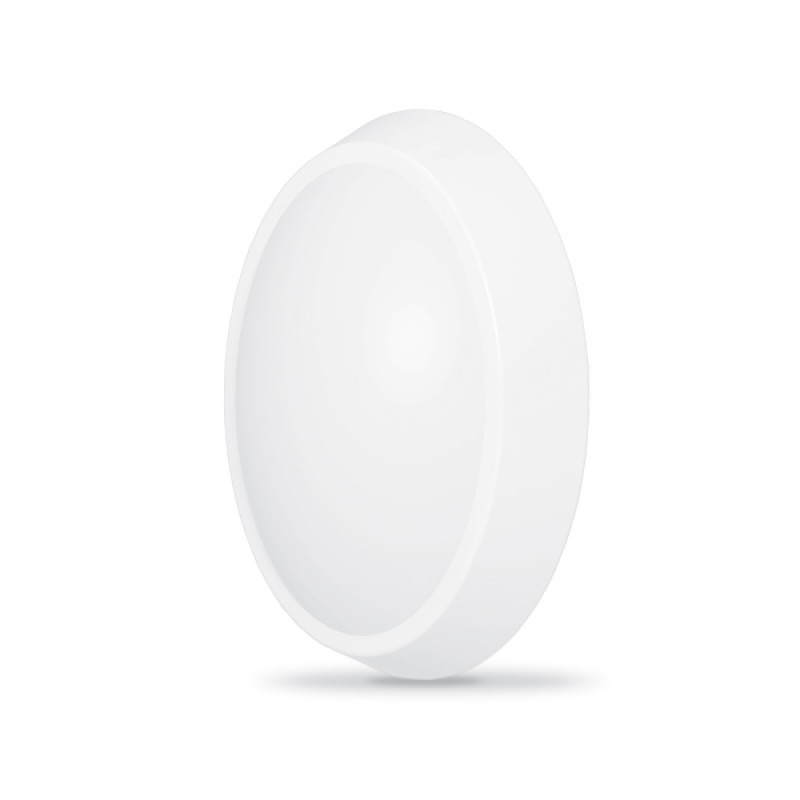 LED світильник IP65 овальний VIDEX 12W 5000K білий сенсорний