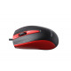 Дротова миша HAVIT HV-MS871 USB Red (1200 DPI, 3 кл)
