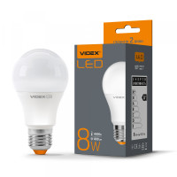 LED лампа VIDEX  A60e 8W E27 4100K