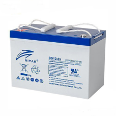 Акумуляторна батарея GEL RITAR DG12-65, Gray Case, 12V 65Ah Q1/48