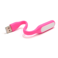 Ліхтарик гибкий для ноутбука LED USB, Pink