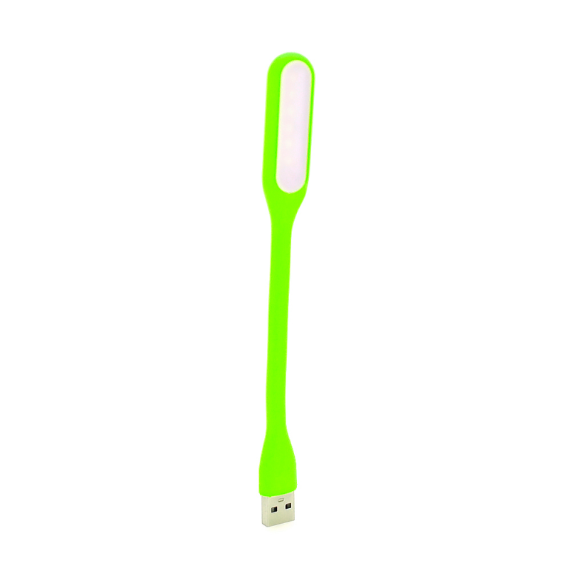 Ліхтарик гнучкий LED USB, Green