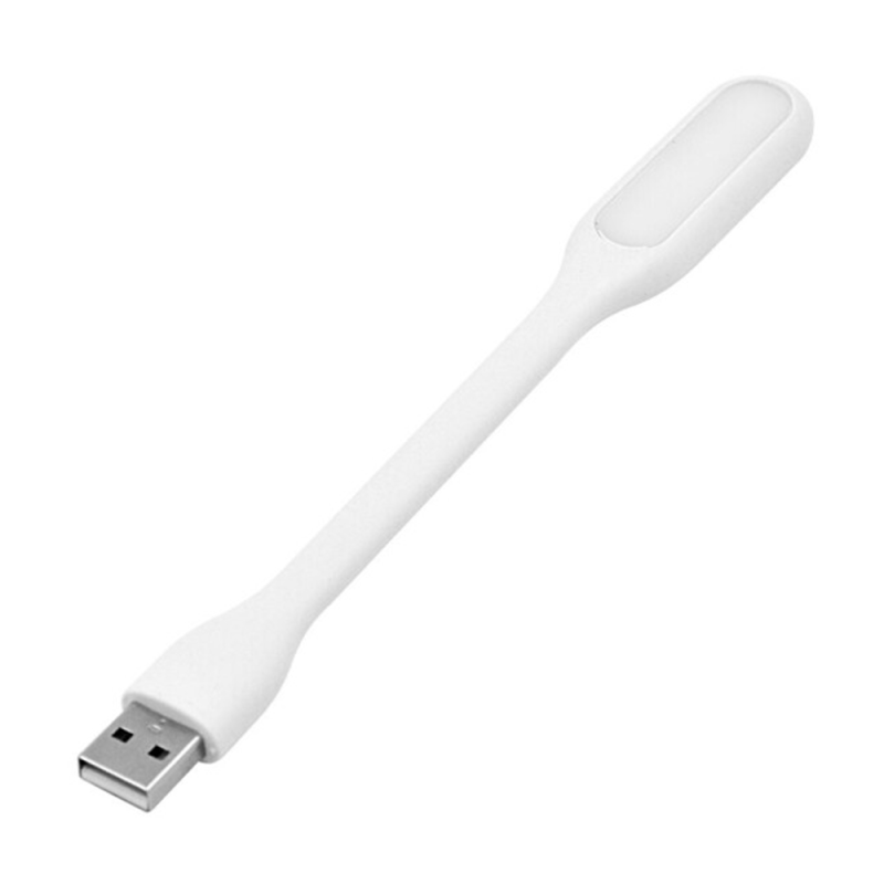 Ліхтарик гнучкий LED USB, White