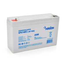 Акумуляторна батарея MERLION AGM GP6140F2 6 V 14Ah Q10
