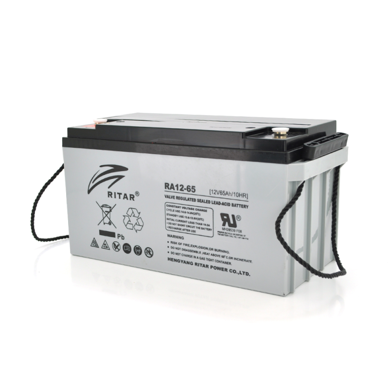 Акумуляторна батарея AGM RITAR RA12-65, Gray Case, 12V 65.0Ah