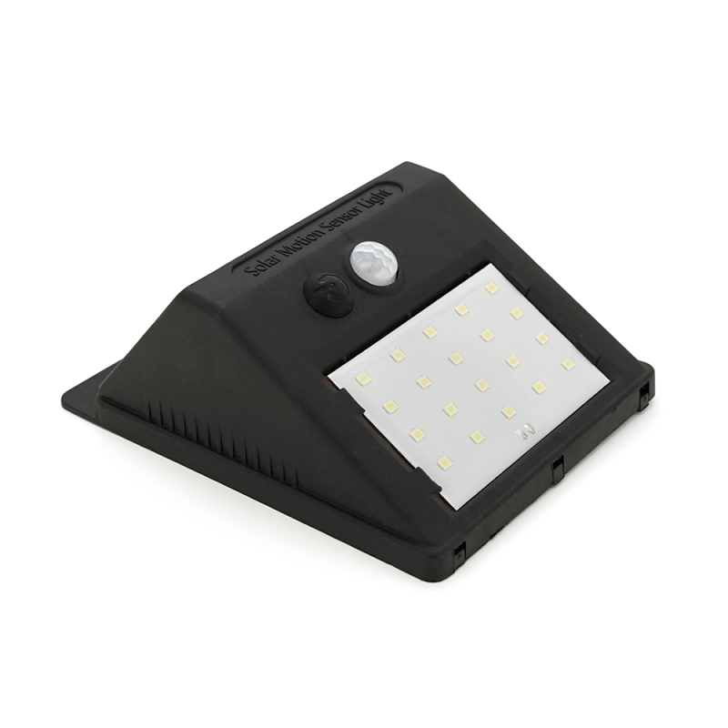 Вуличний ліхтар з сонячною панеллю 20 SMD LED Black