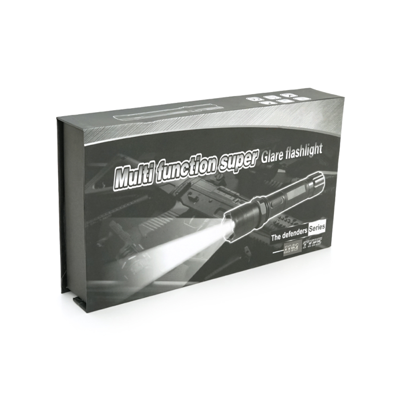 Ліхтар-шокер ручний BAILONG BL-1102, 1LED ХPE, струм 20000KV, 3W, 1 режим, 18650/2800mah, Black, IP44, СЗУ+АЗУ, 196х36х32мм, BOX