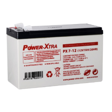 Акумуляторна батарея AGM Power-Xtra PX7-12(28W), Gray Case, 12V 7.0Ah Q5