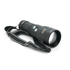 Ліхтар пошуковий YEMAO YM-G601 LED PM60, 4 режими, індикація заряду, живлення від 4*18650, IP65, USB кабель, 245х195х90мм, 1,260кг, Black, Чохол+BOX