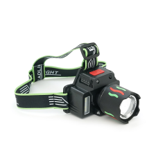 Налобний Ліхтарик Bailong BL-H36-TG, 3+3 реж., Zoom, корпус-алюміній, водостійкий, ударостійкий, вбудований акумулятор, USB кабель, BOX