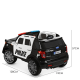 Дитячий електромобіль Джип Bambi M 3259EBLR-1-2, р/у, Чорно-білий