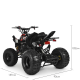 Дитячий електромобіль Квадроцикл Bambi HB-EATV1500Q2-2(MP3) до 120 кг