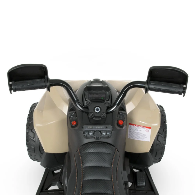 Дитячий електромобіль Квадроцикл Bambi M 5001EBLR-13 Бежевий