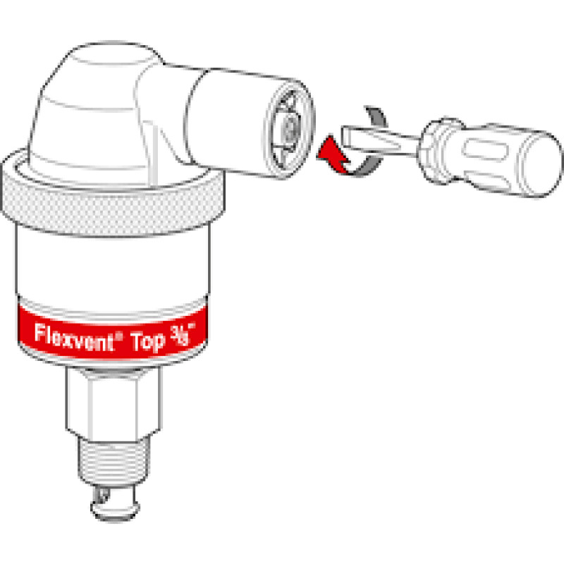 Автоматичний повітрявідвідник Flamco Flexvent Top 1/2