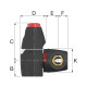 Форсований сепаратор повітря Flamco XStream Vent ВР 2” Kv 85.0 м.куб/год 10 бар 120°C