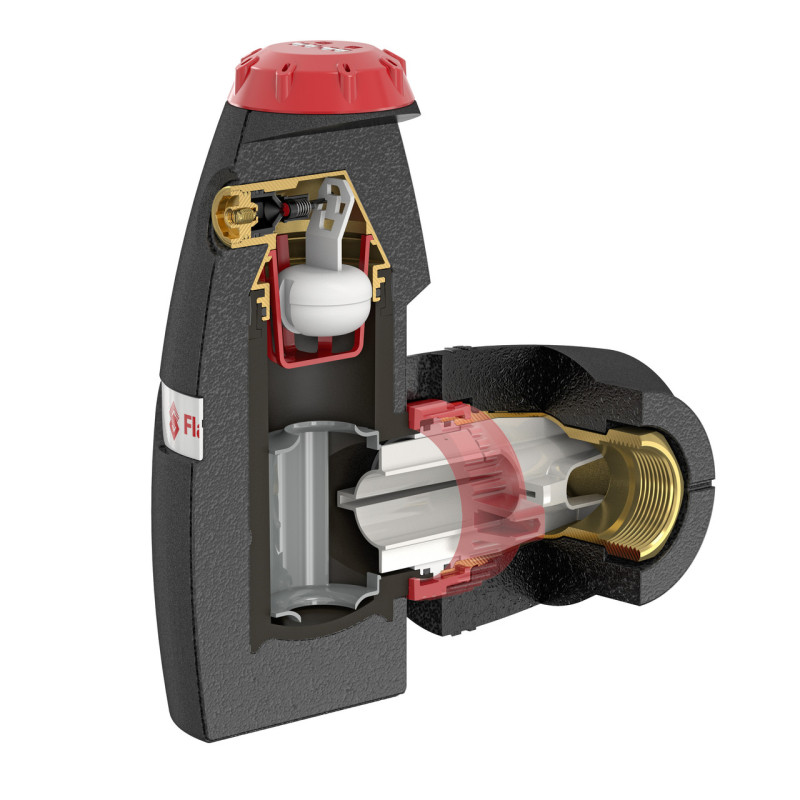 Форсований сепаратор повітря Flamco XStream Vent ВР 2” Kv 85.0 м.куб/год 10 бар 120°C