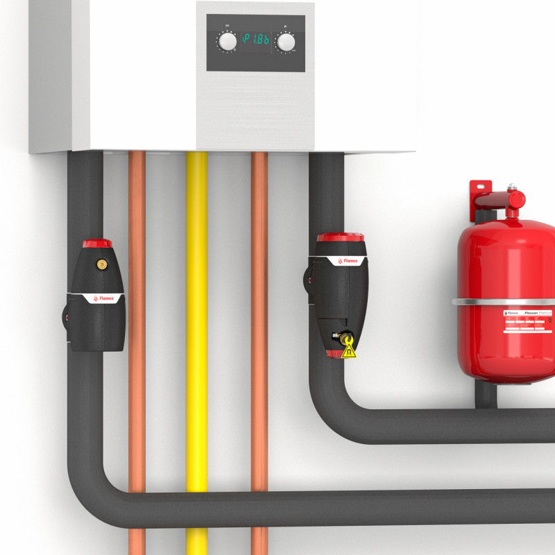 Форсований сепаратор повітря Flamco XStream Vent ВР 2” Kv 85.0 м.куб/год 10 бар 120°C