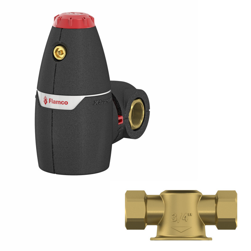 Форсований сепаратор повітря Flamco XStream Vent ВР 2” Kv 85.0 м.куб/год 10 бар 120°C
