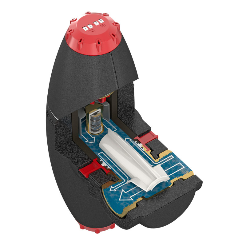 Форсований сепаратор повітря і бруду Flamco XStream Vent-Clean ВР 1” 10 бар 120°C